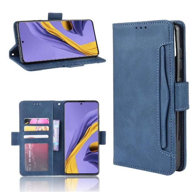 Funda Cartera Magnética para Samsung Galaxy A71 4G- Tarjetero Desmontable, Cuero PU, Soporte