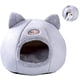 thumbnail image 5 of Cueva para gatos, cama para gatos, cueva acogedora con cojín interior suave extraíble, saco de dormir, tienda de campaña para gatos, cesta para gatos, cama para animales para dormir para gatos pequeño, 5 of 6