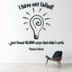 thumbnail image 2 of Decomural I Have Not Failed Thomas Edison WS-15067, 2 of 2
