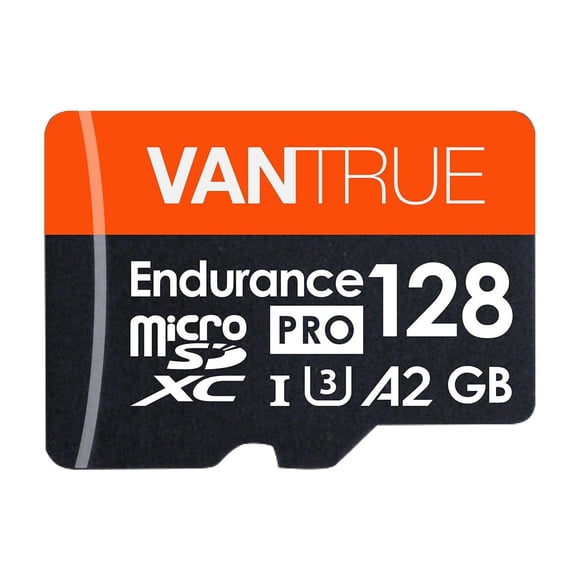 Tarjeta de memoria Vantrue 128GB U3 microSDXC UHS-I 4K UHD con adaptador