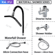 thumbnail image 1 of Hair Wash Head Massage Spa Therapy Bending Waterfall Shower for Shampoo Bowl Basin Hair Station Beauty Salon Supply, 1 of 3