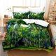 thumbnail image 1 of Tropical Jungle Coconut Tree Quilt Duvet Cover Set Bedclothes Double3-Piece Bedding Set, 1 of 5