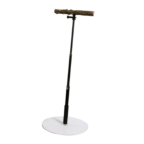 Soporte de Madera en T, Perchas de Entrenamiento para Loros, Percha Portátil para Pájaros para Conures Cockatiel, Lovebirds, , Accesorios Par
