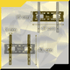 thumbnail image 3 of Soportes De Tv Belug 23 Hasta 65 Pulgadas Soporte Smart Tv Emetres Soporte Tv 32 50 55 60 65  negro, 3 of 5