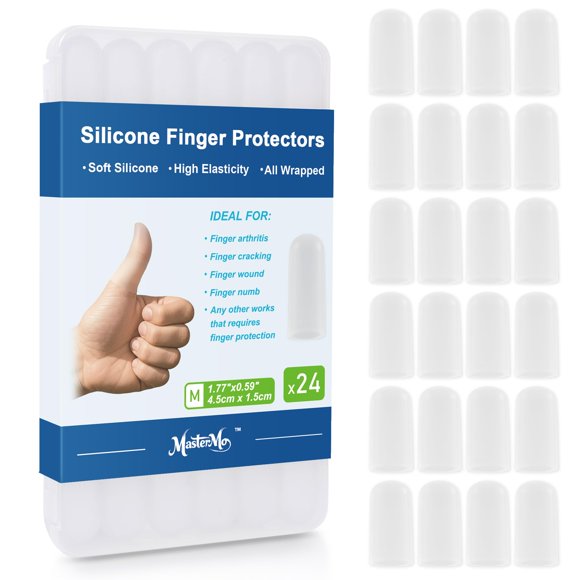 Protectores de Dedos MasterMo 4,5 cm Silicona - Pack de 24