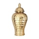 thumbnail image 5 of Temple Jar Con Tapa Mesa De Almacenamiento De Té Versátil Organizador De Almacenamiento De Tarro De Jengibre Dorado, 5 of 5