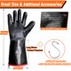 thumbnail image 3 of Guantes para barbacoa Jenpos, resistentes al calor, resistentes al calor, impermeables y con gancho en forma de S, 3 of 7