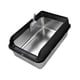 thumbnail image 4 of Caja De Arena Para Gatos, Bandeja De Arena Resistente Antisalpicaduras Para Gatitos, Gatos, Color Negro, 4 of 5
