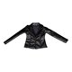 thumbnail image 1 of Pantalones Cortos PU Chaqueta De Cuero Abrigo Para Mu?eca HT Vestir Ropa Accs Negro, 1 of 5