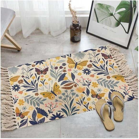 Bajada de cama Kilim de estilo etnico 60x90 cm