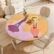 thumbnail image 4 of Mi Bella Genio theme Fitted Round Tablecloths Elastic Edged Table Covers Waterproof Table Cloth For Kitchen Holiday Party Tables Decor 120cm, 4 of 6
