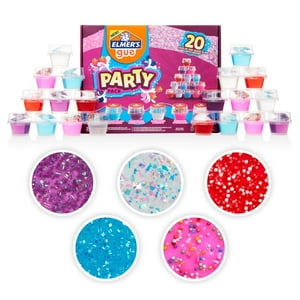 Kit Party Pack Elmers Con 20 Mini Slimes Surtidos