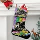 thumbnail image 2 of JoJo's Bizarre Adventure Tema: Calcetines de Navidad, fino lino blanco para colgar en escaleras y chimenea, decoración navideña para el hogar, regalo de Navidad. 45cm × 32cm, 2 of 5