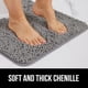 thumbnail image 3 of Alfombra de baño GORILLA GRIP Chenille 30 x 20 cm, color gris absorbente, 3 of 9