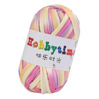 Bothyi - Hilo Elástico Para Camisetas, Hilo Grueso Para Crochet, Para Camas De Mascotas, Bolsos, Alfombras, Amarillo Y Violeta.
