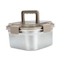 Bothyi - Contenedor De Almacenamiento De Alimentos Con Tapa, Caja De Picnic Al Aire Libre Para Cocina, Viaje, Escuela, 2200Ml