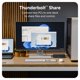 thumbnail image 4 of Estación de acoplamiento Thunderbolt 5 Hyper 120 Gbps con triple caja SSD 4K, 4 of 9