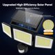 thumbnail image 3 of Luces solares para exteriores UME 302 LED 3000LM con sensor de movimiento, paquete de 2, 3 of 8