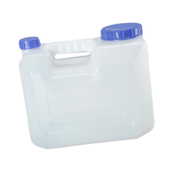 Contenedor de Agua Portátil con Grifo Tanque de Gran Capacidad Y Asa Bidón Dispensador para Almacenar Y Transportar Agua Potable Material PETG Apto P 10 litros