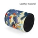 thumbnail image 4 of Pájaro Loco-theme Cylinder Pen Holder Pencil Organizer with Flannel Lining PVC Leather Material Cardboard Base for study work 10*8CM, 4 of 6