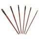 thumbnail image 3 of Juego de Brochas de Nylon para el cabello, 6 piezas. Cepillos profesionales para pintar, cabeza inclinable, 3 of 5
