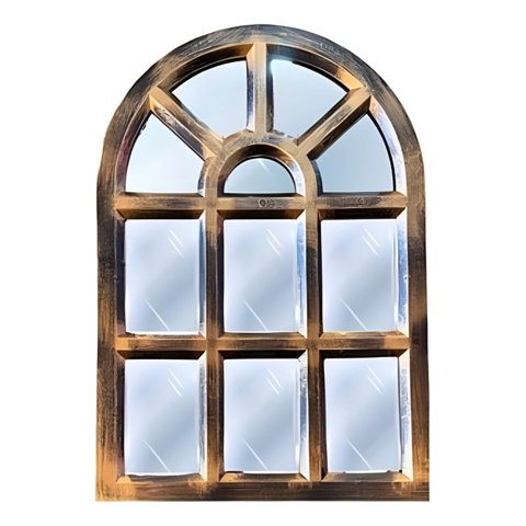 Genérico - Espejo Decorativo Pared Diseño Ventana Adorno Hogar Jhn