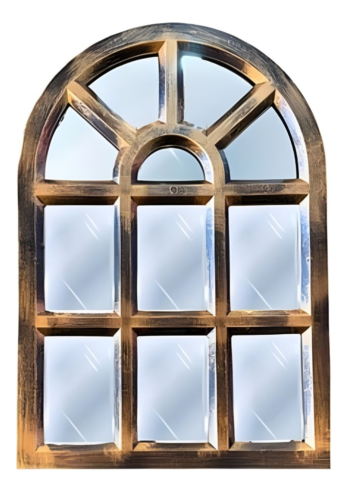 Genérico - Espejo Decorativo Pared Diseño Ventana Adorno Hogar Jhn