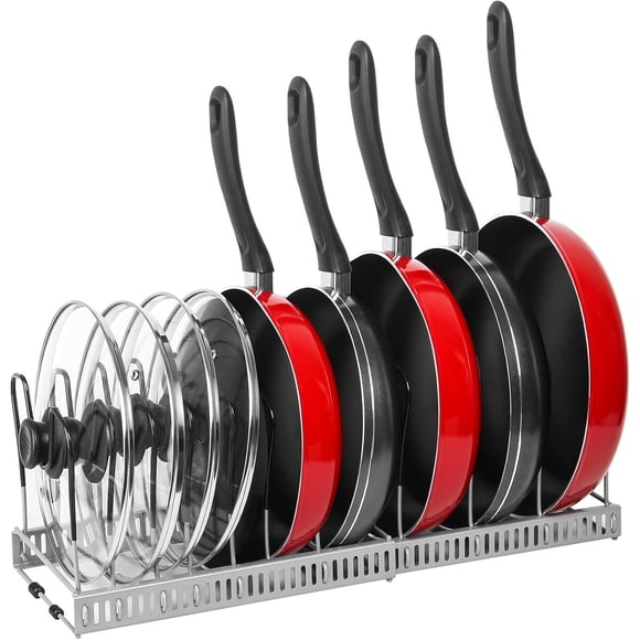 Organizador De Ollas Expandible 30 A 58 Cm Con 10 Divisores