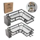 thumbnail image 1 of Organizador De Ducha Esquinero Homely Acero Inox Set X2 Negro, 1 of 3
