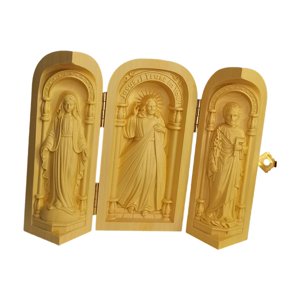 Magideal - Adornos Tallados En Madera, Artesanías, Decoración Religiosa Católica, Escultura De Reliquias Católicas Para Sala De Estar, Hogar, Dormitorio, Mesa De