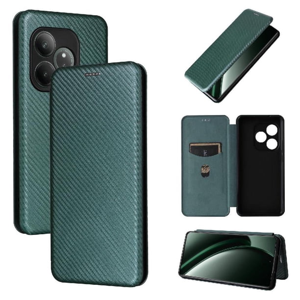 Funda Flip para FOXDOCK Realme GT 6 - Funda magnética de negocios, funda protectora delgada