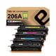 thumbnail image 1 of Cartuchos de tóner TESEN 206A M283fdw, paquete de 4 con chip para HP, 1 of 8
