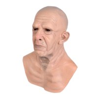 Bothyi - Máscara De Anciano Realista Máscara De Cabeza Completa Para Fiestas De Disfraces Teatros De Fiestas Estilo A