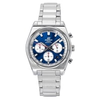 Casio - Reloj Edifice Cronógrafo Análogo Acero Inoxidable Esfera Azul Cuarzo Efb-730D-2Av 100M Para Hombre