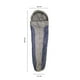 thumbnail image 3 of Saco De Dormir Estilo Mummy Outback gris talla unica, 3 of 5