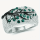 thumbnail image 1 of Tree Of Life Ring Full Of Shiny Zircon Elegant Alloy Finger Ring For Women & Girls 1 Pc, 1 of 3