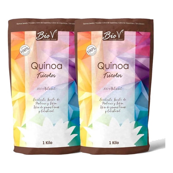 Pack X2 Quinoa Tricolor 1kg Biov