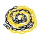 thumbnail image 4 of Cadena De Tráfico Barrera Enlace Conos De Tráfico Conector Para Estacionamiento Patio Amarillo Negro, 4 of 5