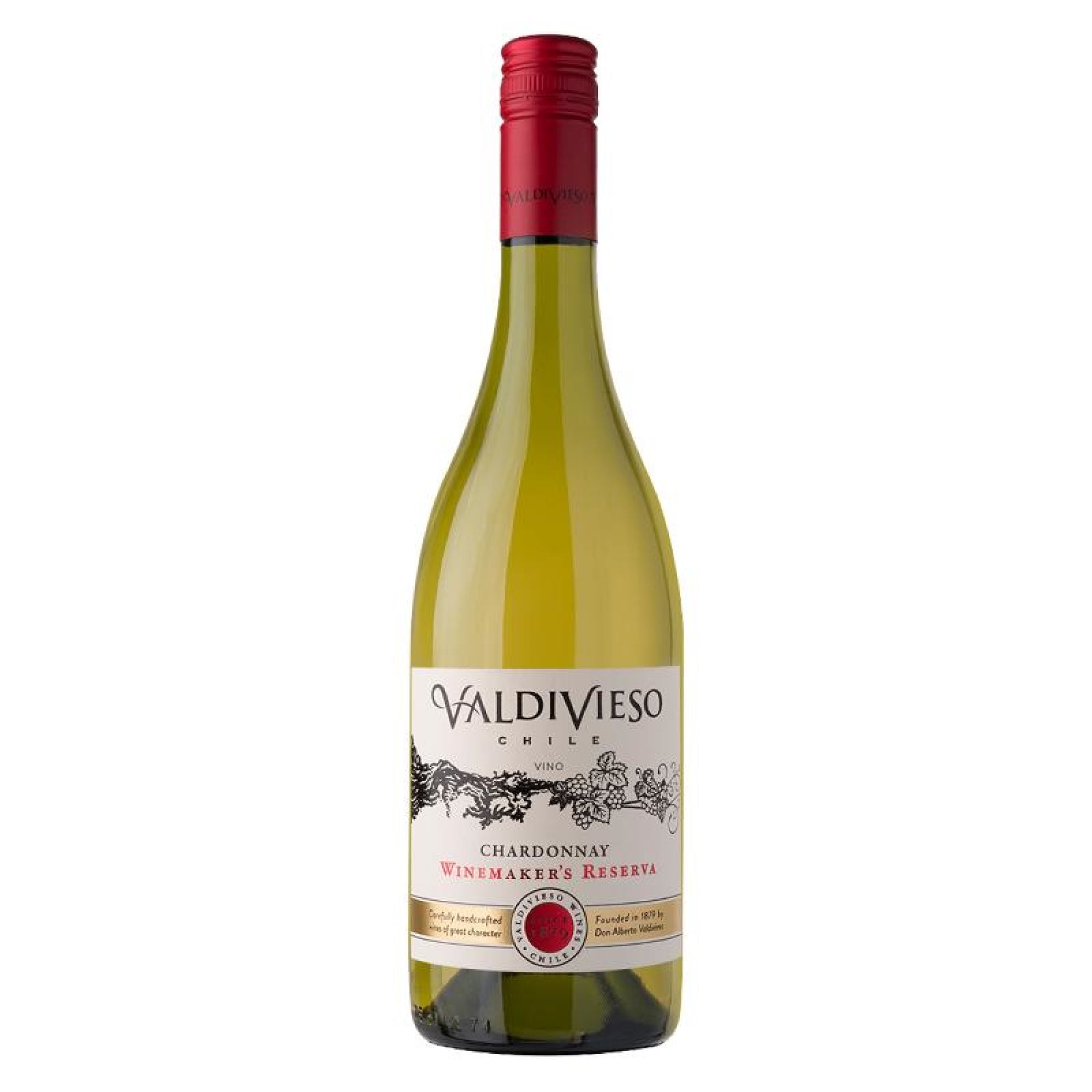 Vino Blanco Chardonnay Winemakers Reserva 13° Botella 750 ml Valdivieso