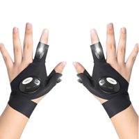 Genérico - Guantes De Pesca Luminosos Con Linterna Led, 2 Piezas
