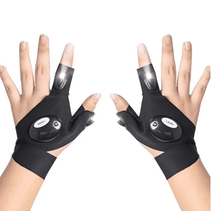 Genérico - Guantes De Pesca Luminosos Con Linterna Led, 2 Piezas