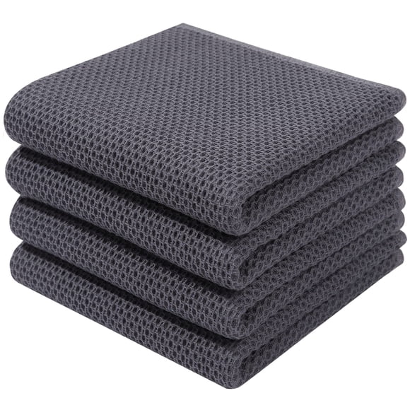 Paños De Cocina Waffle Weave 100% Algodón Paquete De 4