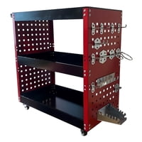 Prochef - Carro De Acero Para Herramientas Semi Cerrado Con Accesorios