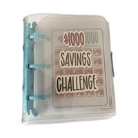 Magideal - Carpeta De Desafíos De Ahorro De Dinero, Organizador De Presupuestos De Dinero, Presupuesto De Desafío De Ahorro Para Ahorro Personal Y Administración Nuevo 1000