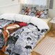 thumbnail image 1 of Baki The Grappler Anime Home Bed 3-piece Set Classic Japanese Anime Polyester Wash Student Dormitory Set, 1 of 5