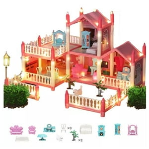 Citohome - Casa Muñecas Con Muebles Hermosa Juguete Niñas