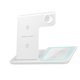 thumbnail image 4 of Soporte De Base De Cargador Rápido Inalámbrico 3 En 1 Para Auriculares De Teléfono Inteligente Iwatch Blanco, 4 of 5