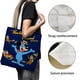 thumbnail image 3 of The Huckleberry Hound Show Bolso de tela con estampado de lienzo para mujer, bolsa de compras reutilizable y estética, con cremallera interior, regalo para mujer,38*45cm., 3 of 6