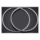 thumbnail image 3 of Aros Argollas 50mm De Plata Fina 925 Escarchados, 3 of 3