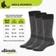thumbnail image 4 of Calcetines de lana Alvada Warm Thermal para invierno Charcoal SM, 4 of 6